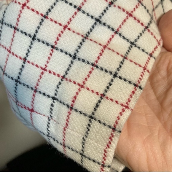 NWOT Rag & Bone Poppy Ivory Check High Waisted Wool Trouser Pants - Picture 13 of 15